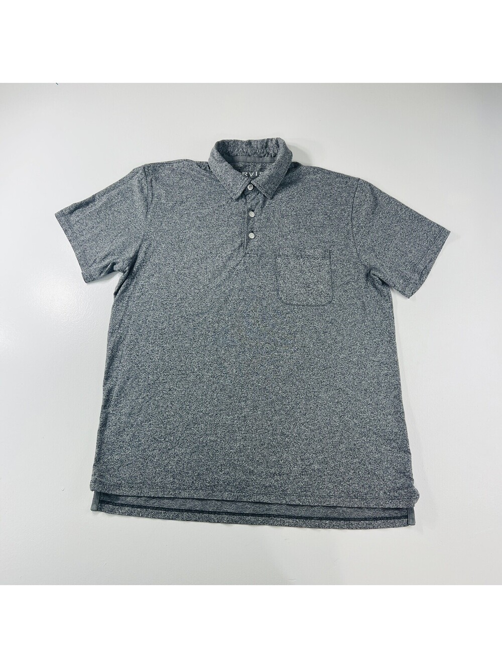 Orvis Polo Shirt Short Sleeve Charcoal Gray Men’s Size Large